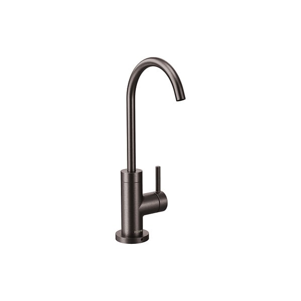 One-Handle Beverage Faucet Black Stainless